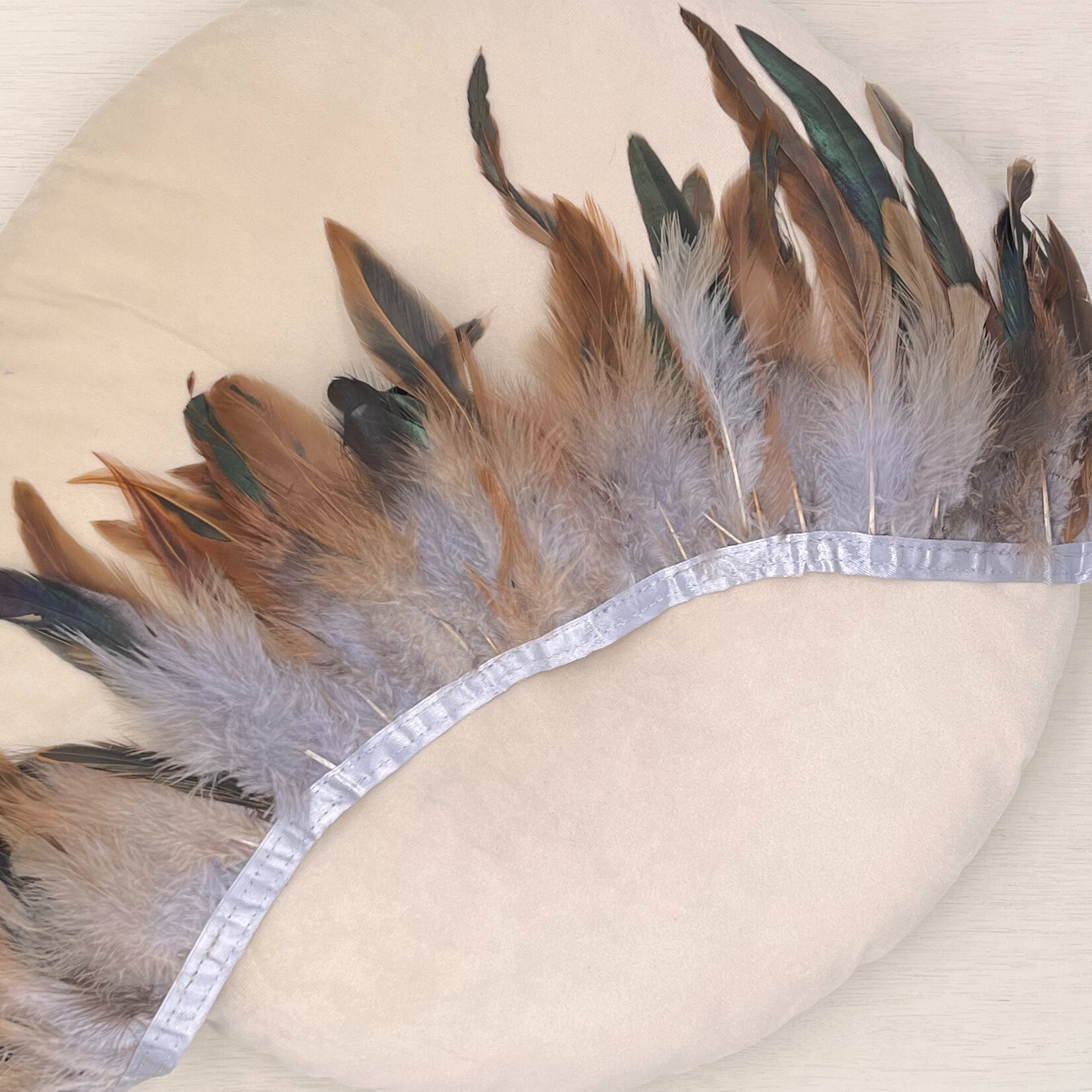 Verenband naturel grijs