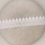 Broderie band ecru