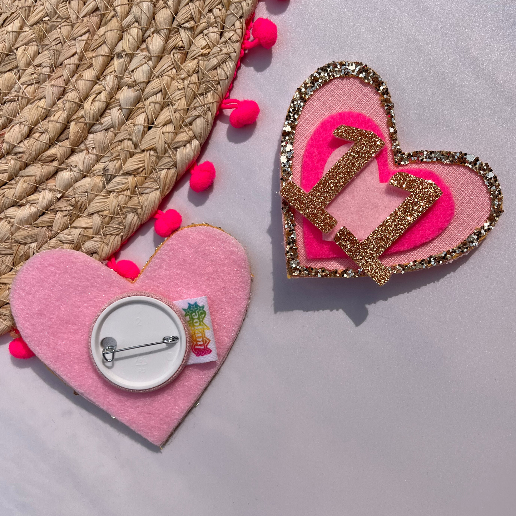 Verjaardagsbutton Ibiza Pink