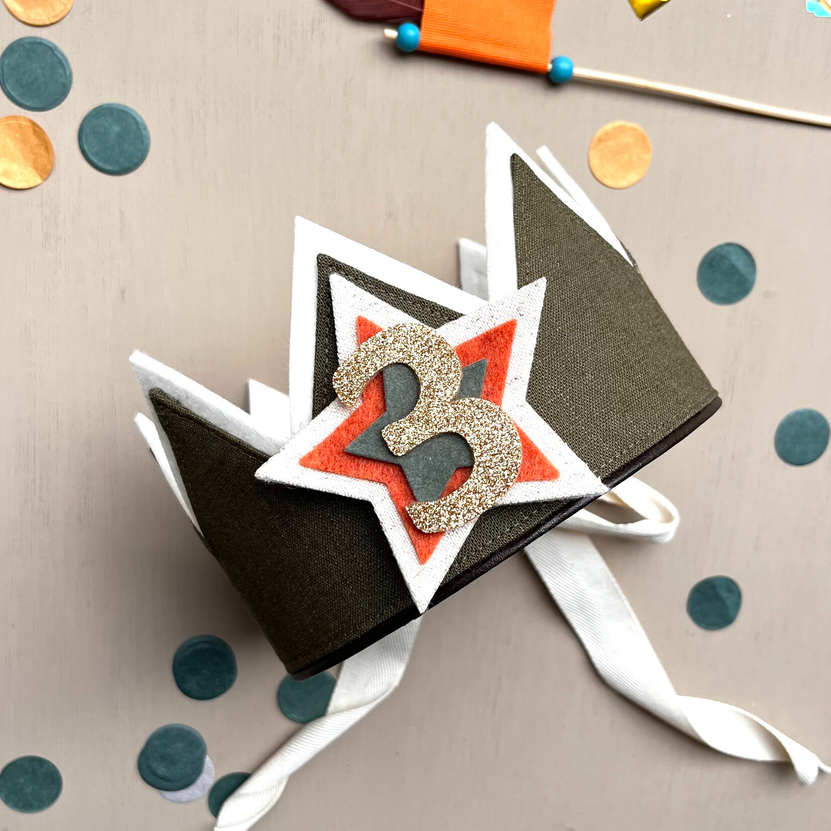 Verjaardagskroon Linnen Jungle Joy