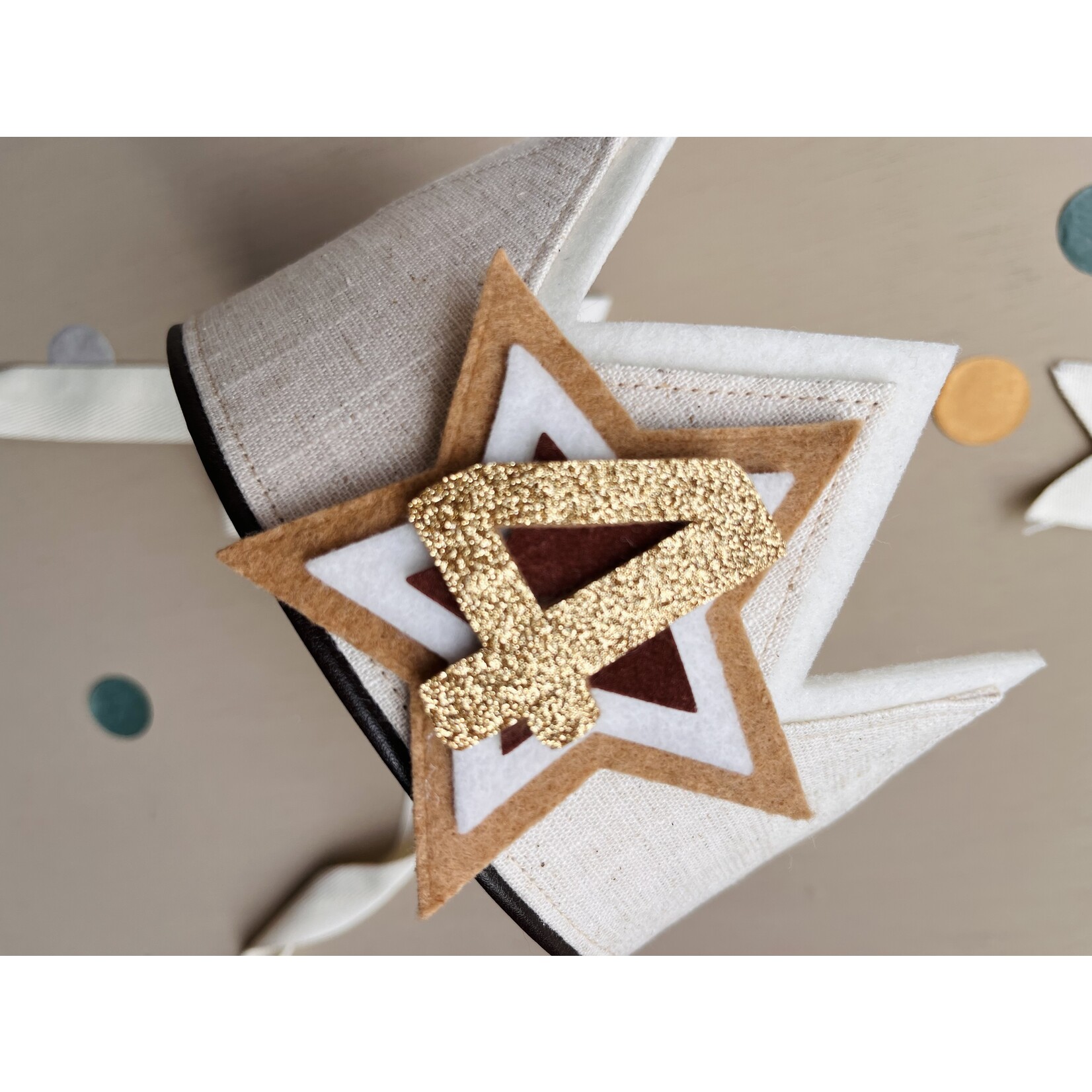 Verjaardagskroon Linnen Stoer & Chic