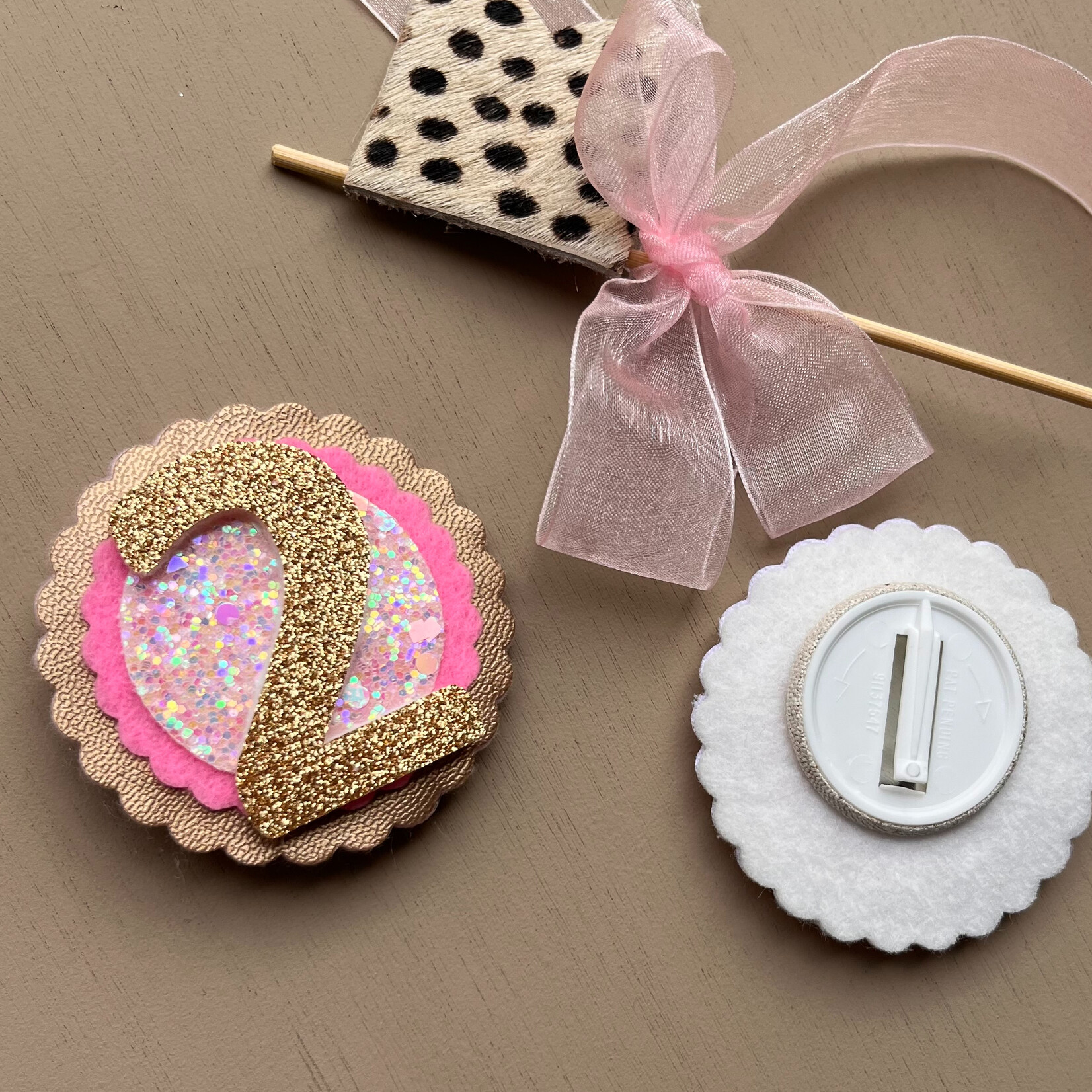 Los cijfer Kroon Droomroze