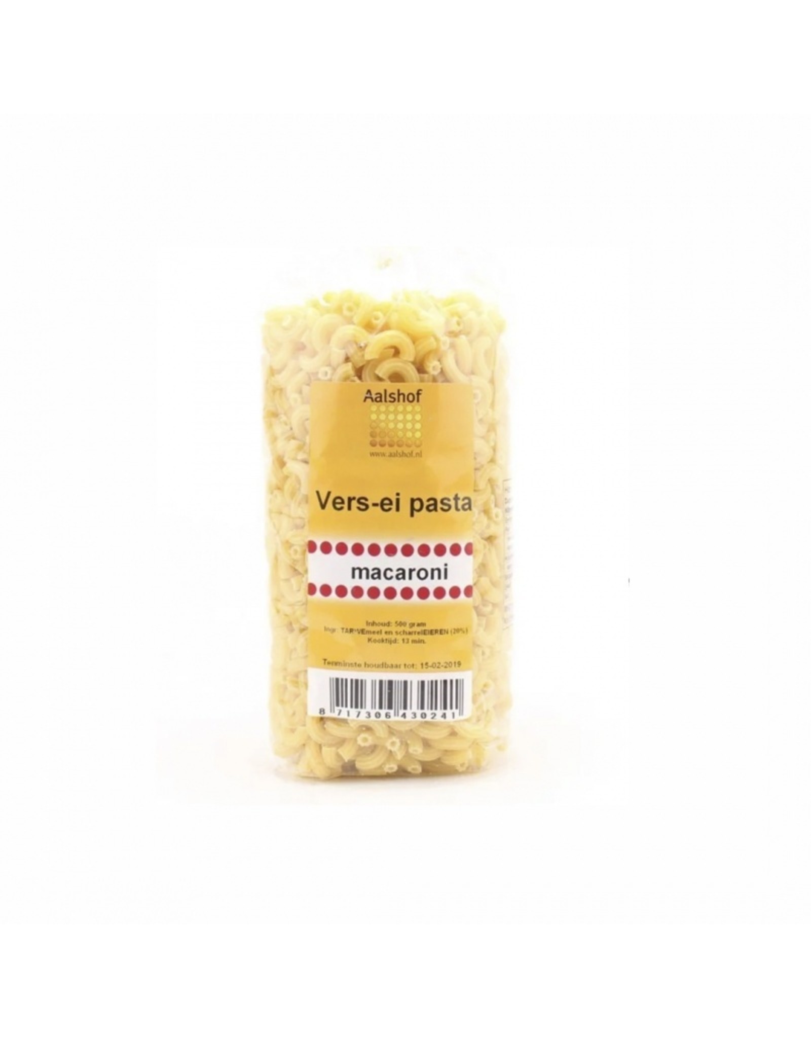 Aalshof Vers-ei pasta macaroni 500 gr