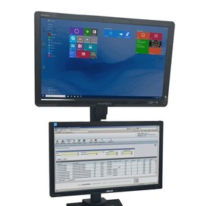 Newcastle Systems Dual Monitor Holders up-down 2x 27"