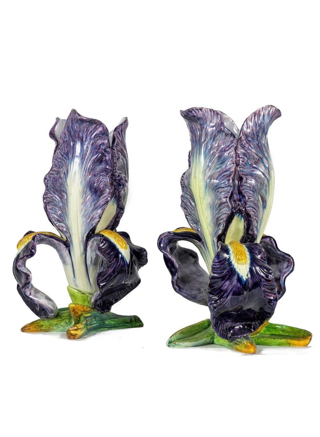 Set Majolica Irises