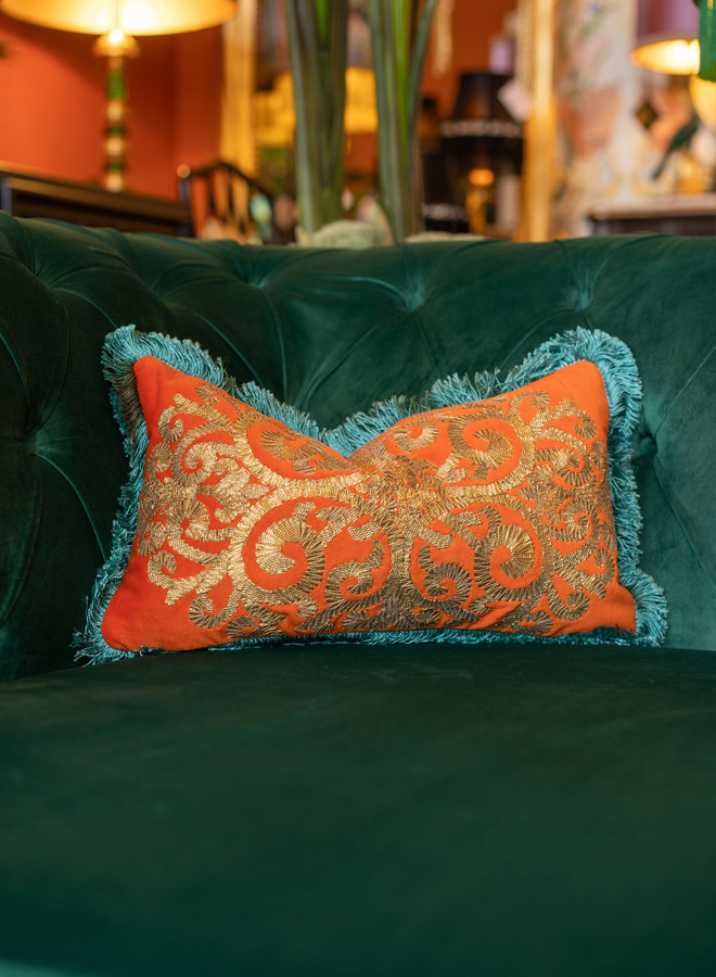 Cushion "Byzantin Arancia" - rectangle