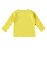 Bampidano New Born T-shirt l/s plain MY EYES START TO SHINE / GIVE ME A SMILE, yellow
