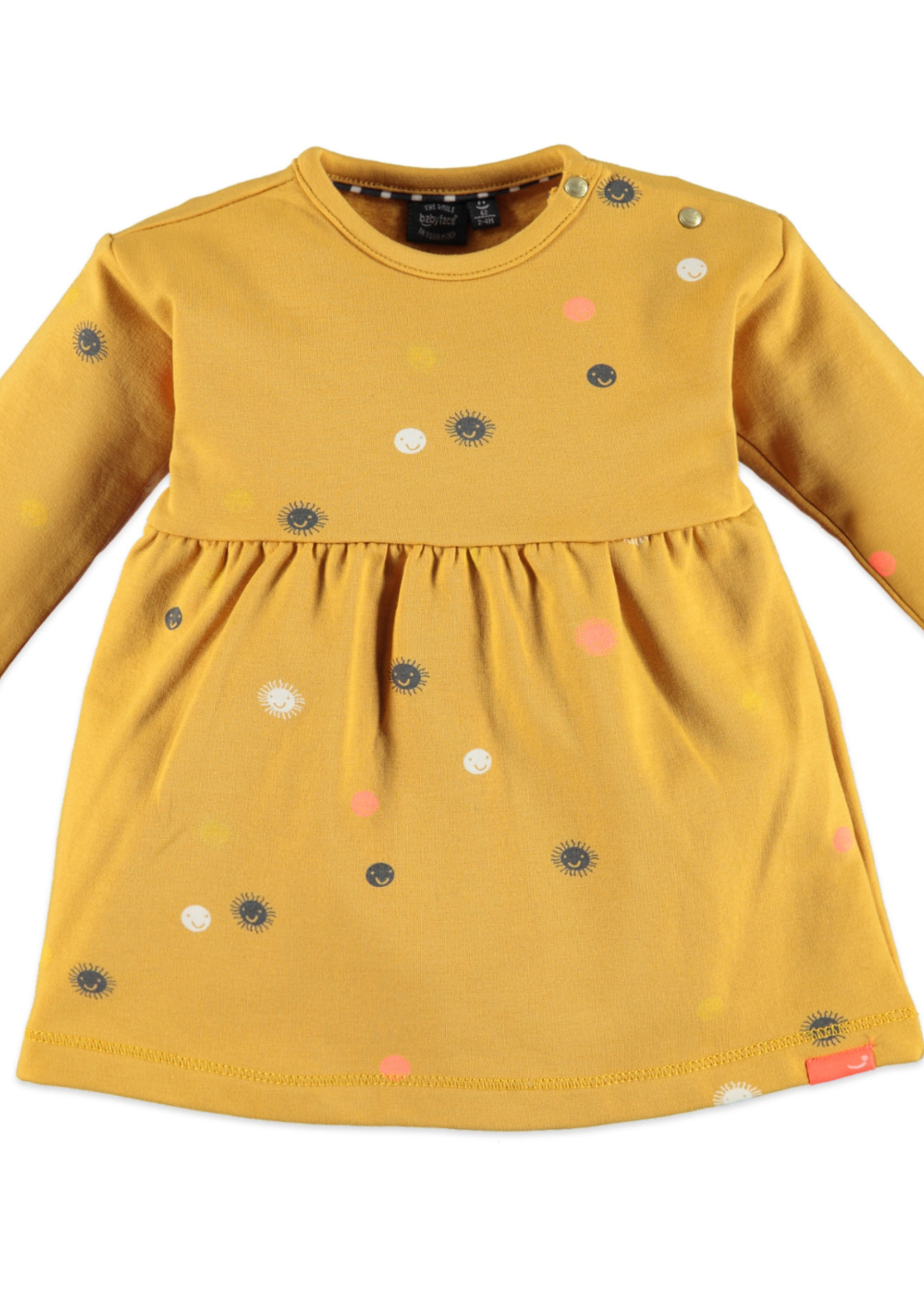 Babyface baby girls dress/ocher