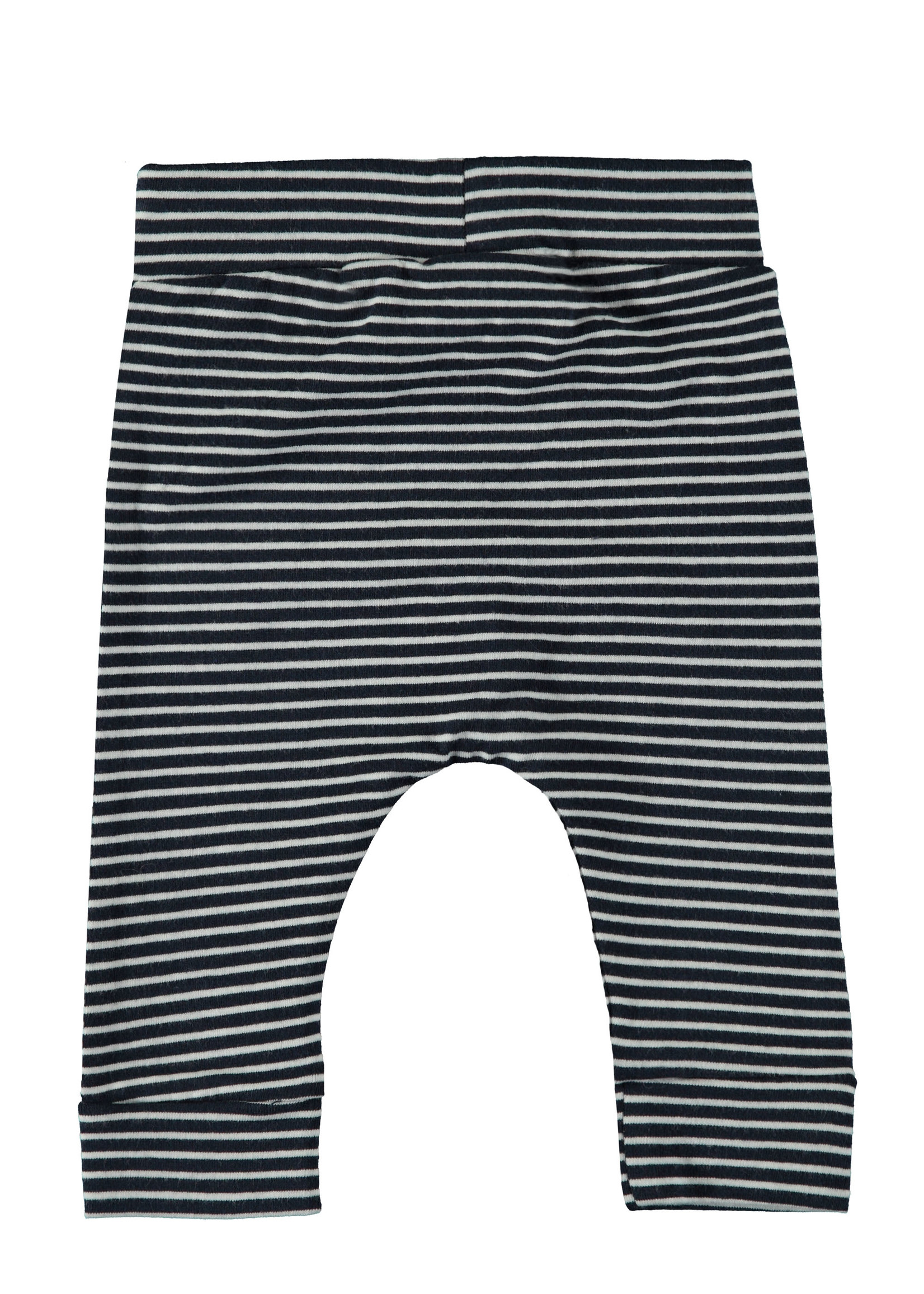 Little Bampidano New Born fitted trousers Ayden plain/yd str, stripe navy