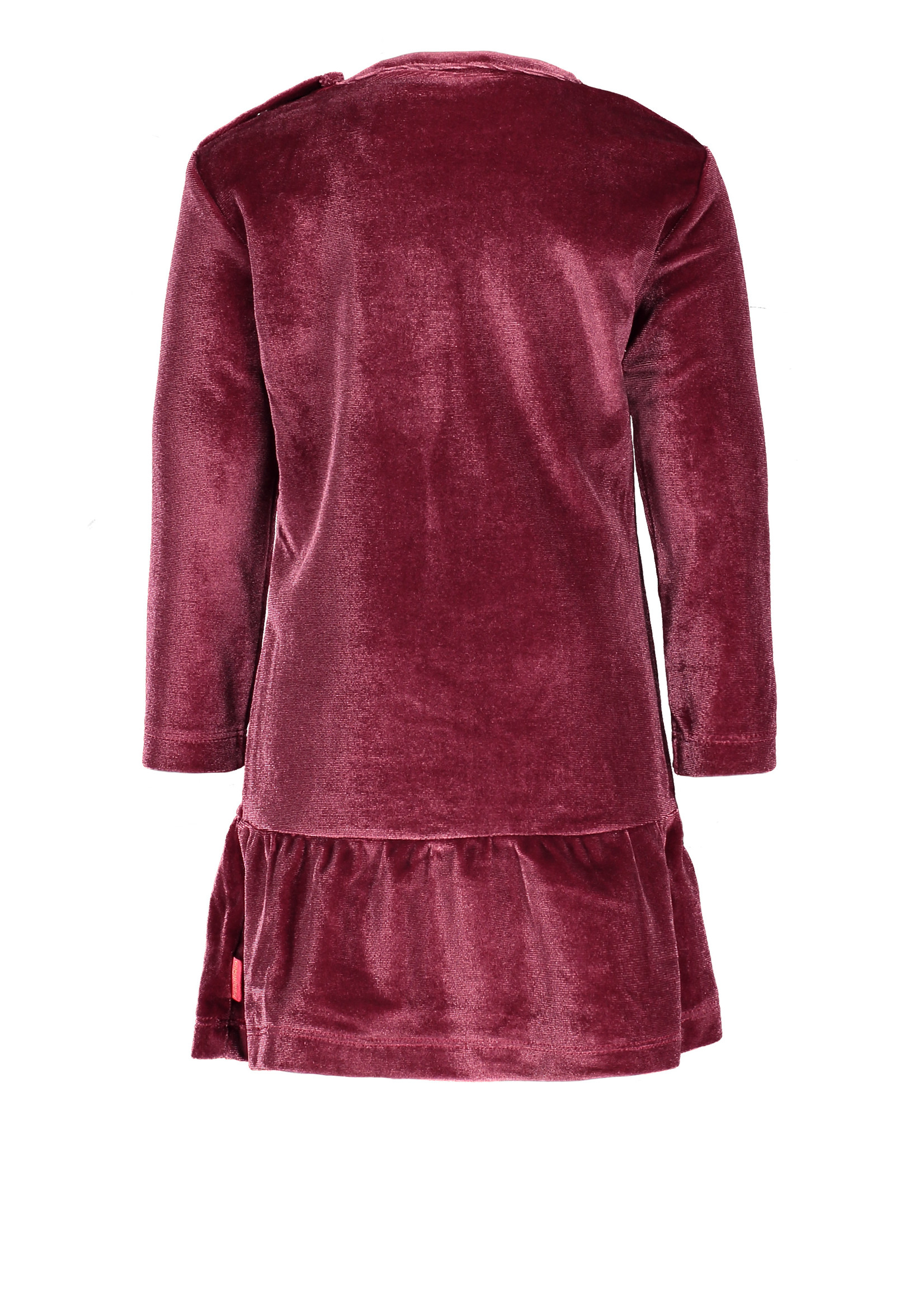 Little Bampidano Baby Girls velvet dress Bella SWEET, bordeaux