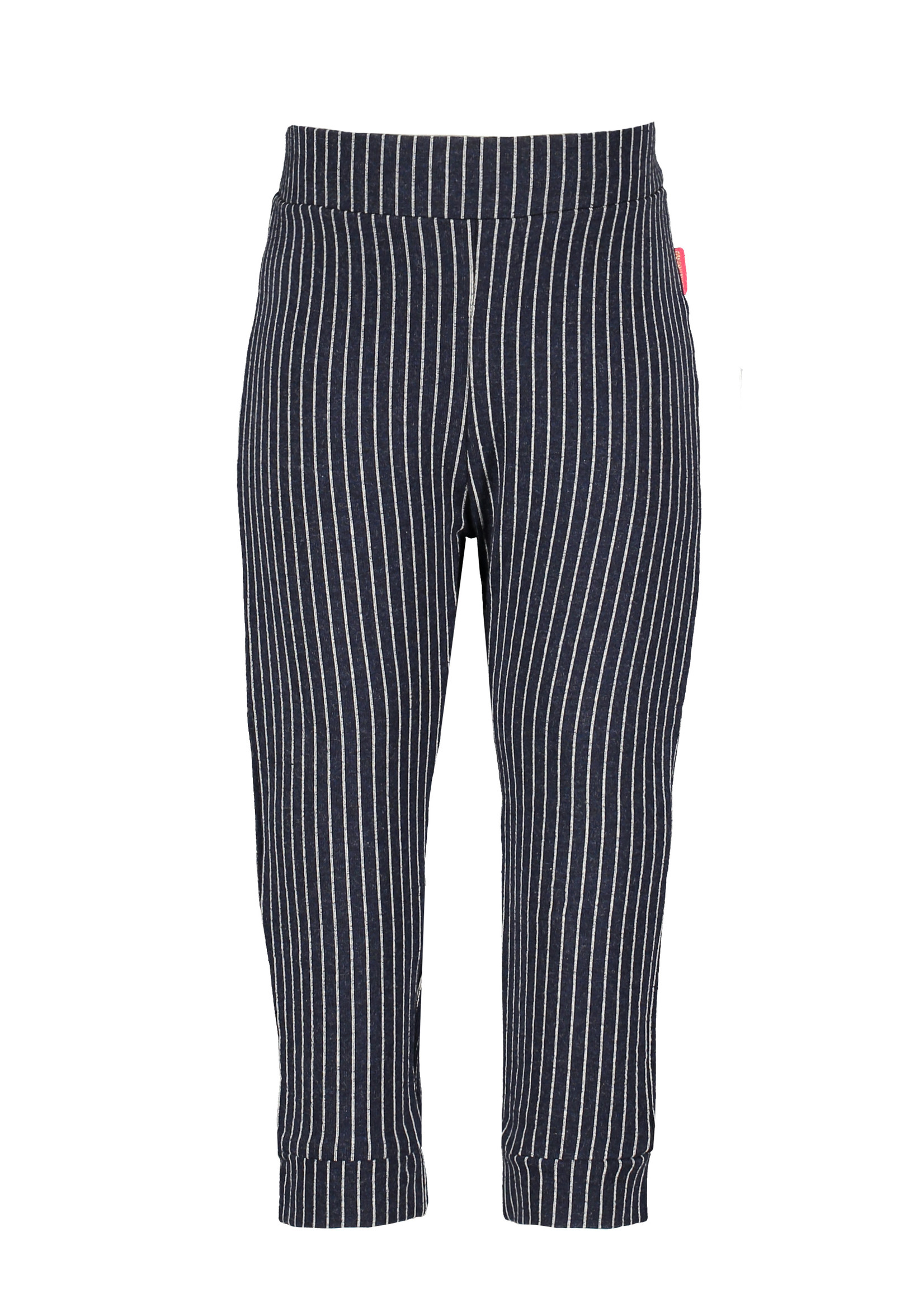 Little Bampidano Baby Girls striped slim fit trousers Brenda SWEET, stripe navy