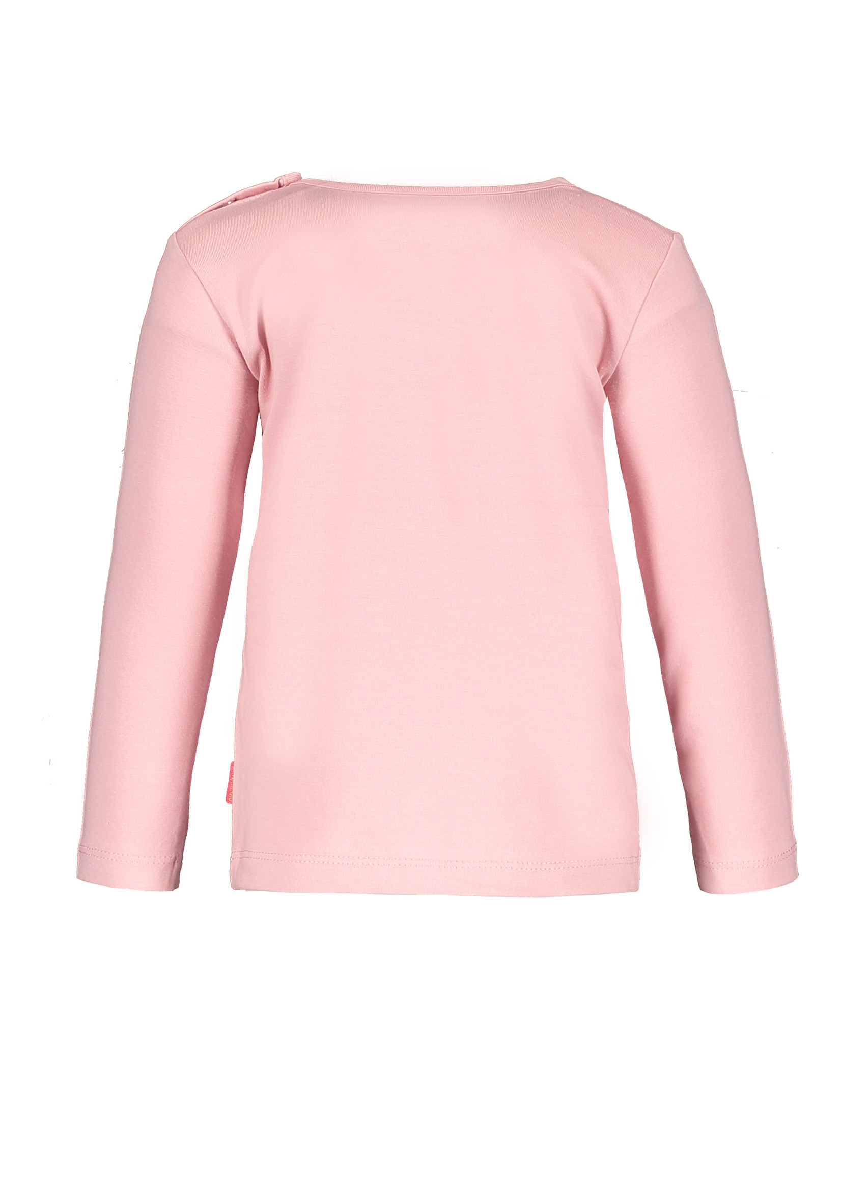 Little Bampidano Baby Girls longsleeve Brigit plain 'sweet happy little you' SWEET, light pink