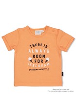 Feetje T-shirt Always - Team Icecream. Neon Oranje