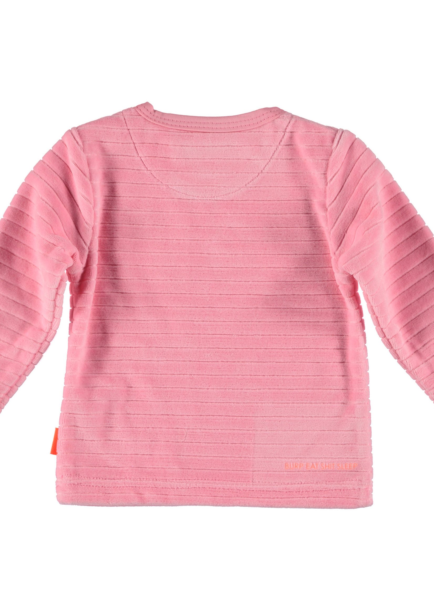 B.E.S.S. Shirt l.sl. Velvet Striped, Pink