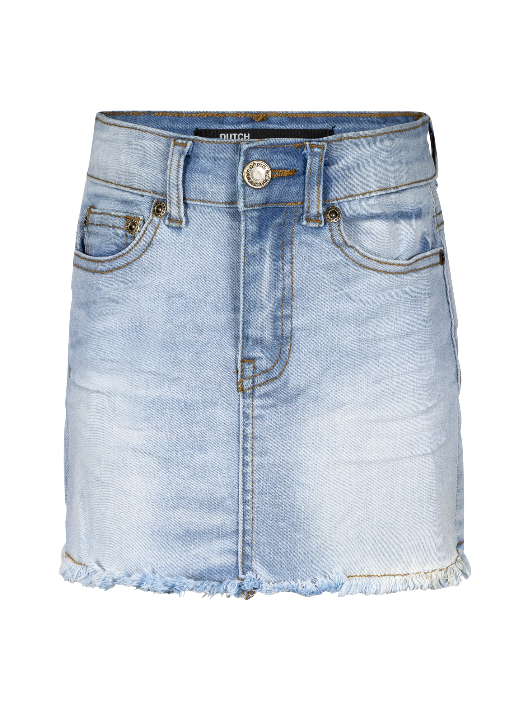 Dutch dream denim NAFUU, Power stretch denim rokje blue