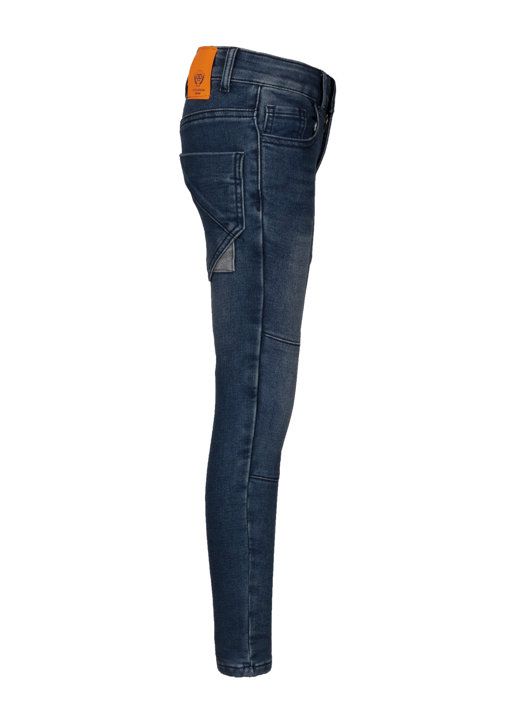 Dutch dream denim MOYO, EXTRA SLIM FIT Jogg jeans met dubbele laag stof op de knieën