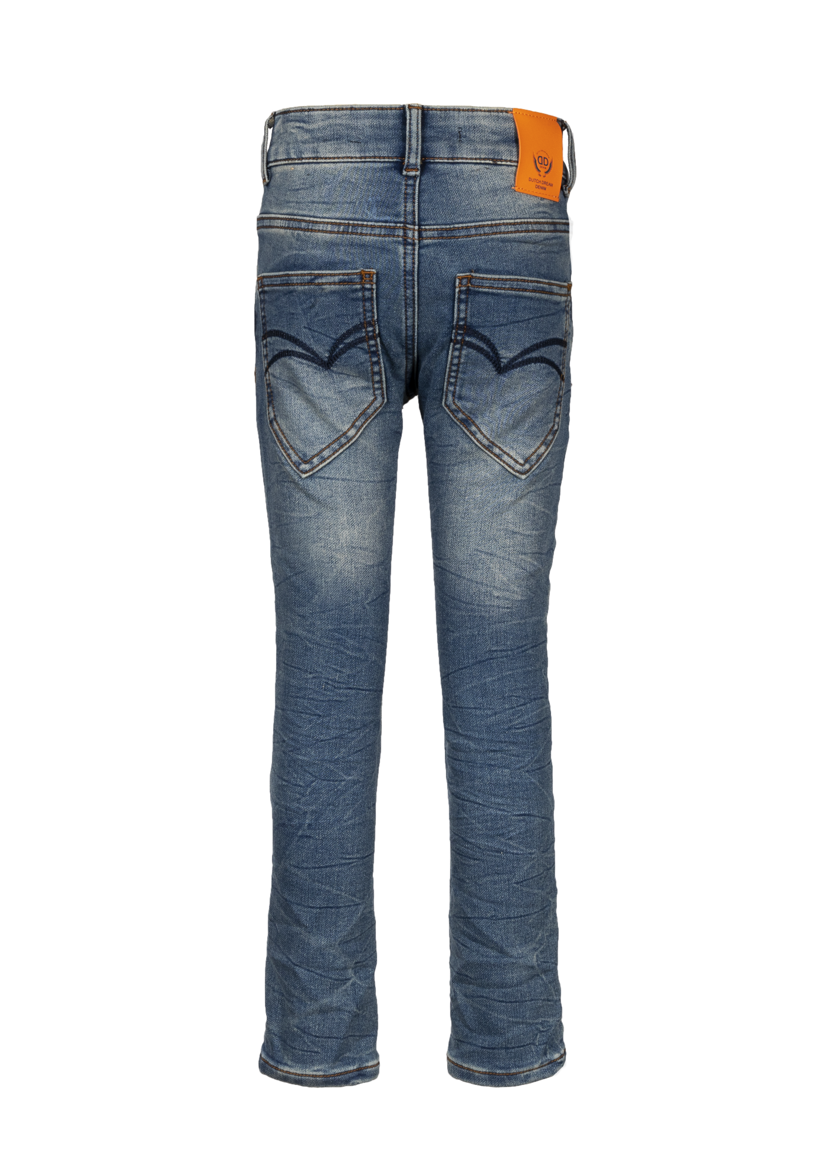 Dutch dream denim JUHUDI, SLIM FIT jogg jeans  met dubbele laag stof op de knieën