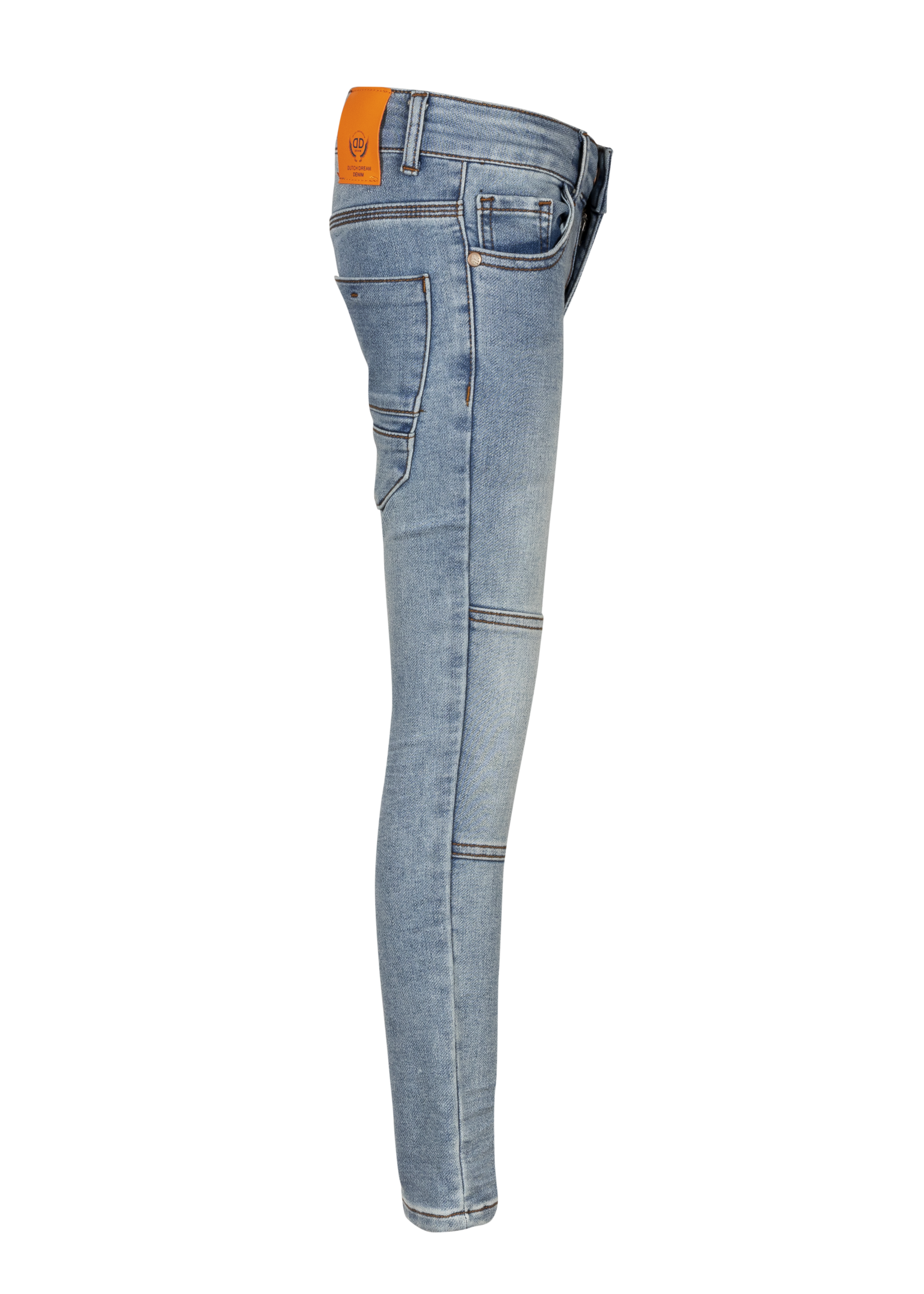 Dutch dream denim UMBILE, EXTRA SLIM FIT Jogg jeans met dubbele laag stof op de knieën