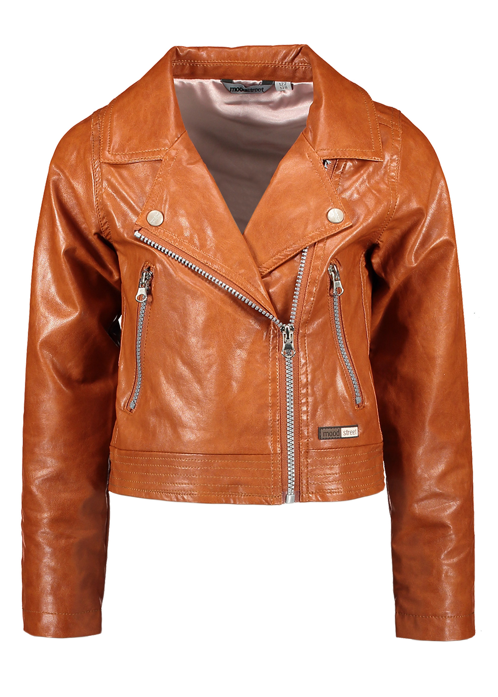 MT PU biker jacket, Toffee