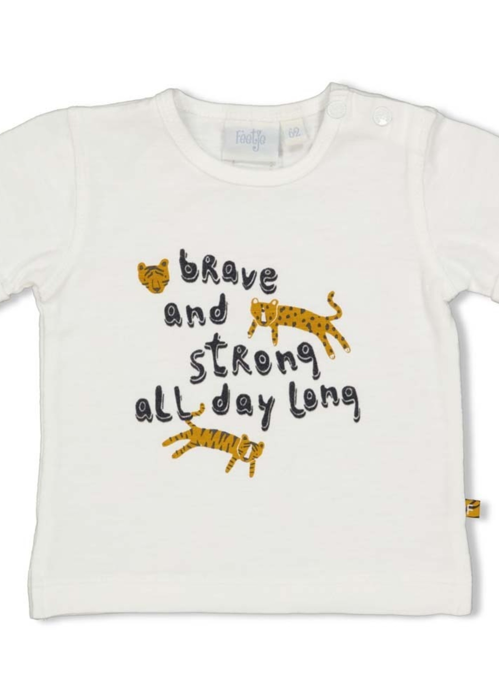 Feetje T-shirt - Go Wild. Offwhite