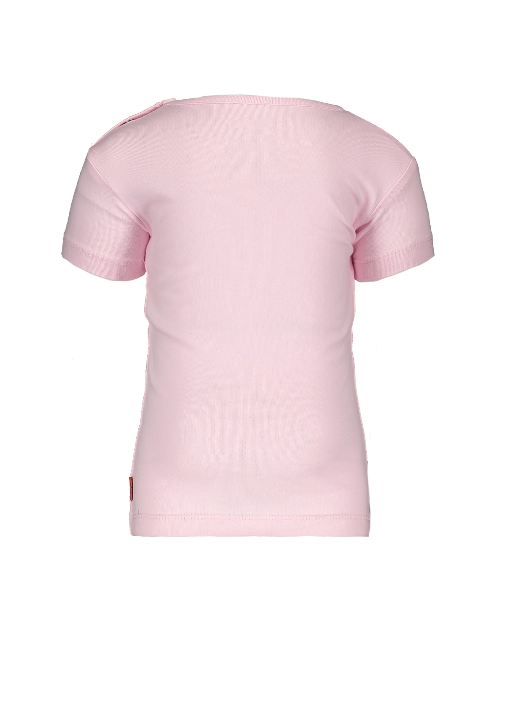 Little Bampidano Girls short sleeve T-shirt Dionne plain with print FLOWER