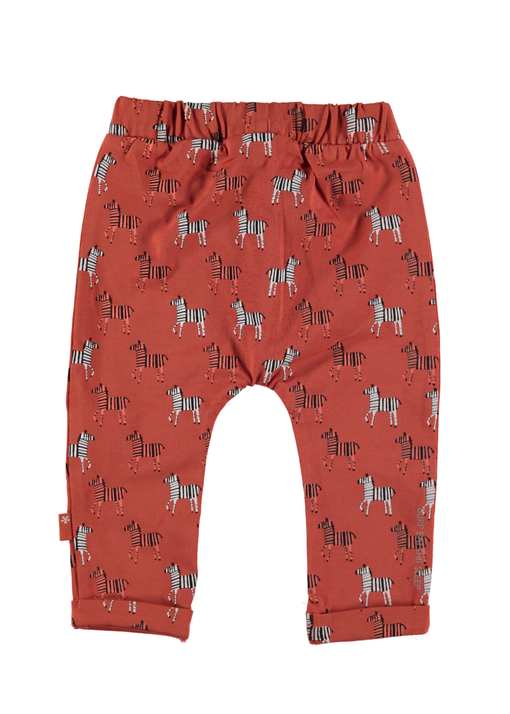 B.E.S.S. Pants AOP Zebra, Rusty