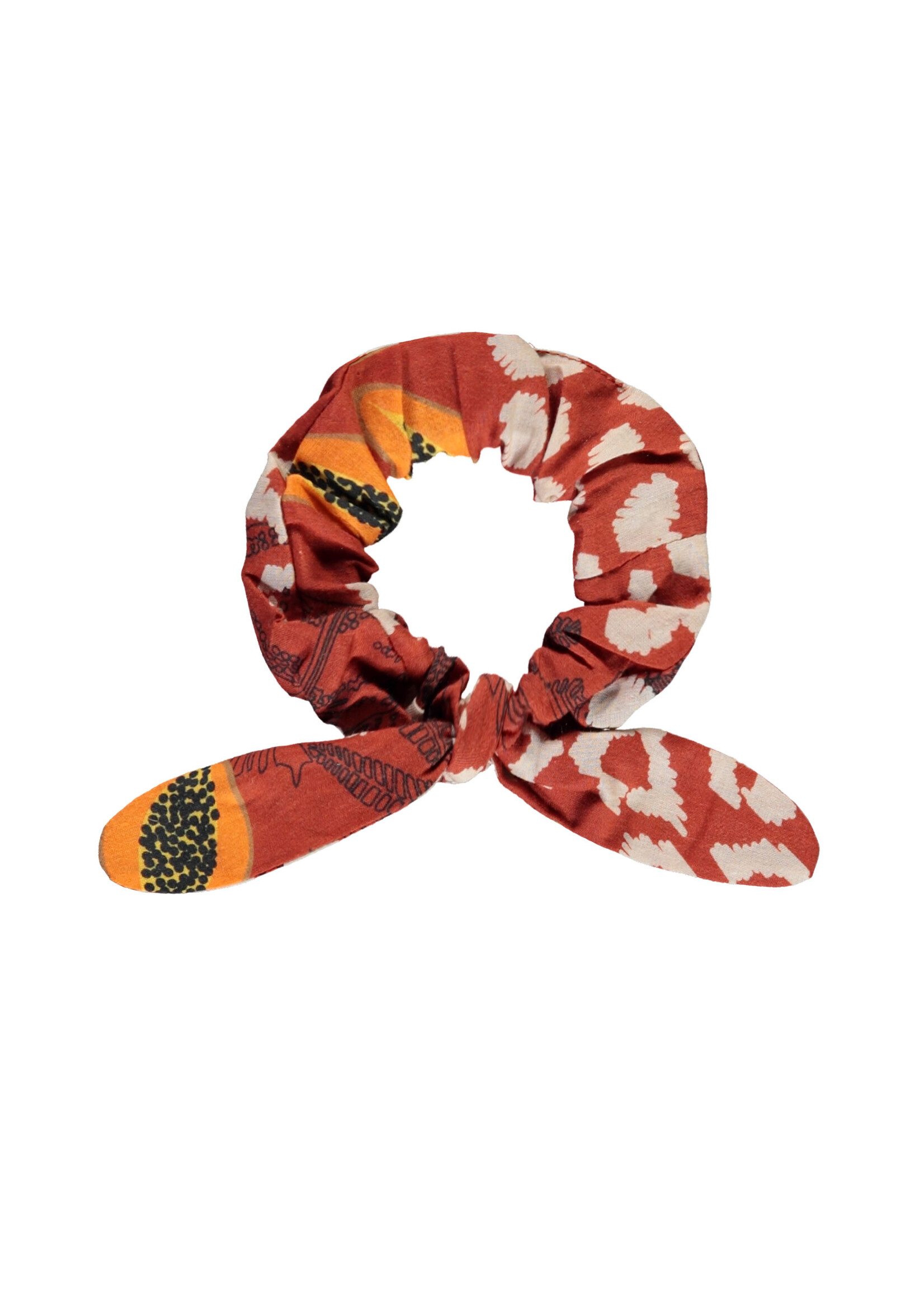 Like Flo Flo girls AO hair scrunchie, Cognac papaya