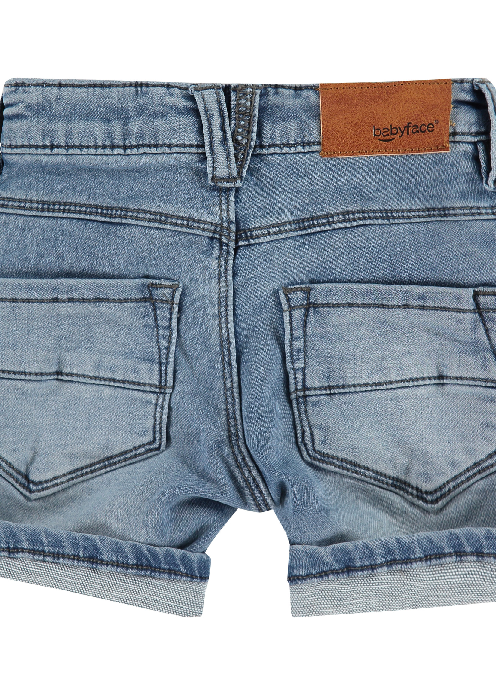 Babyface boys jogg jeansshort, medium blue denim, BBE21107239