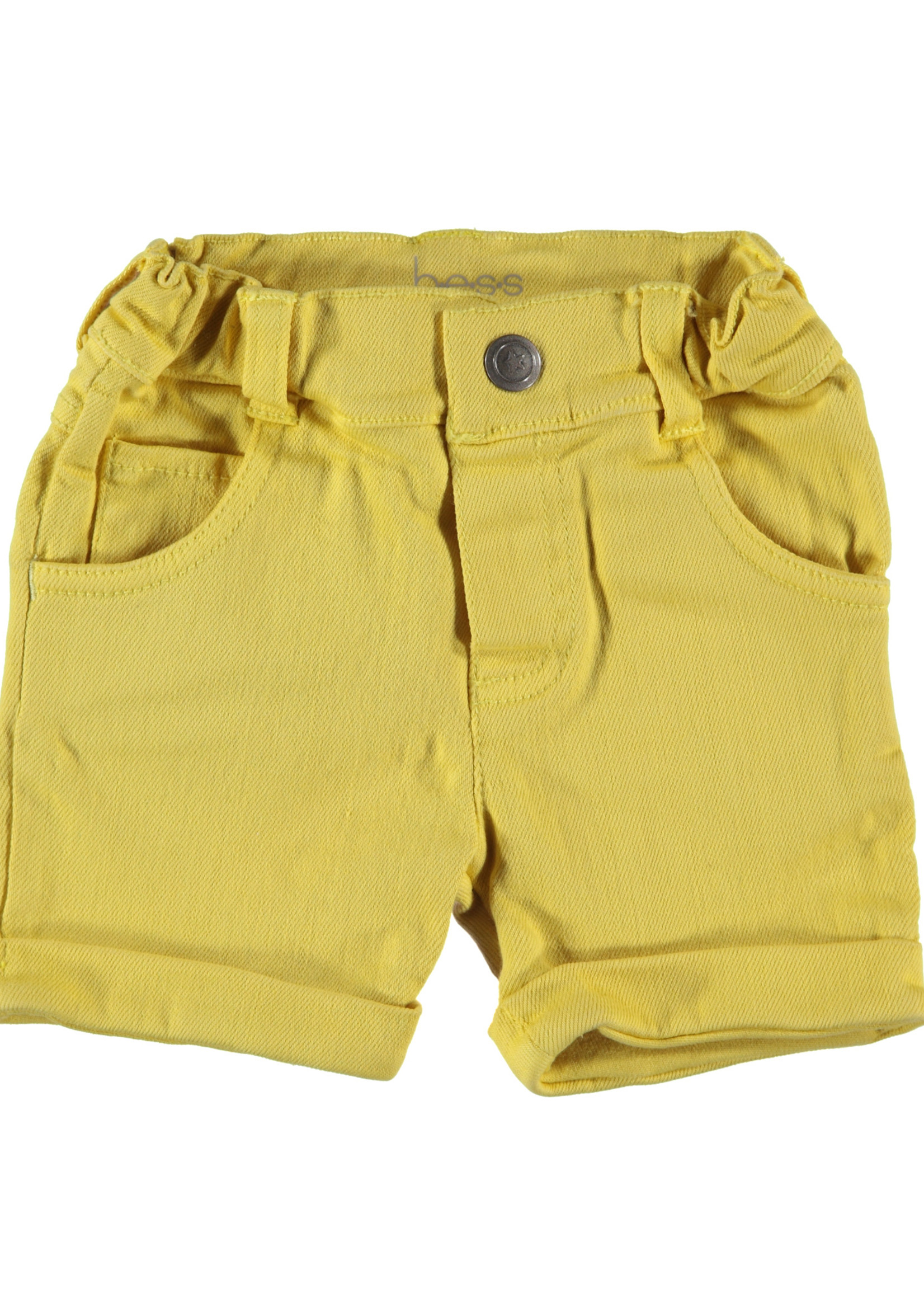 B.E.S.S. Shorts Denim, Yellow