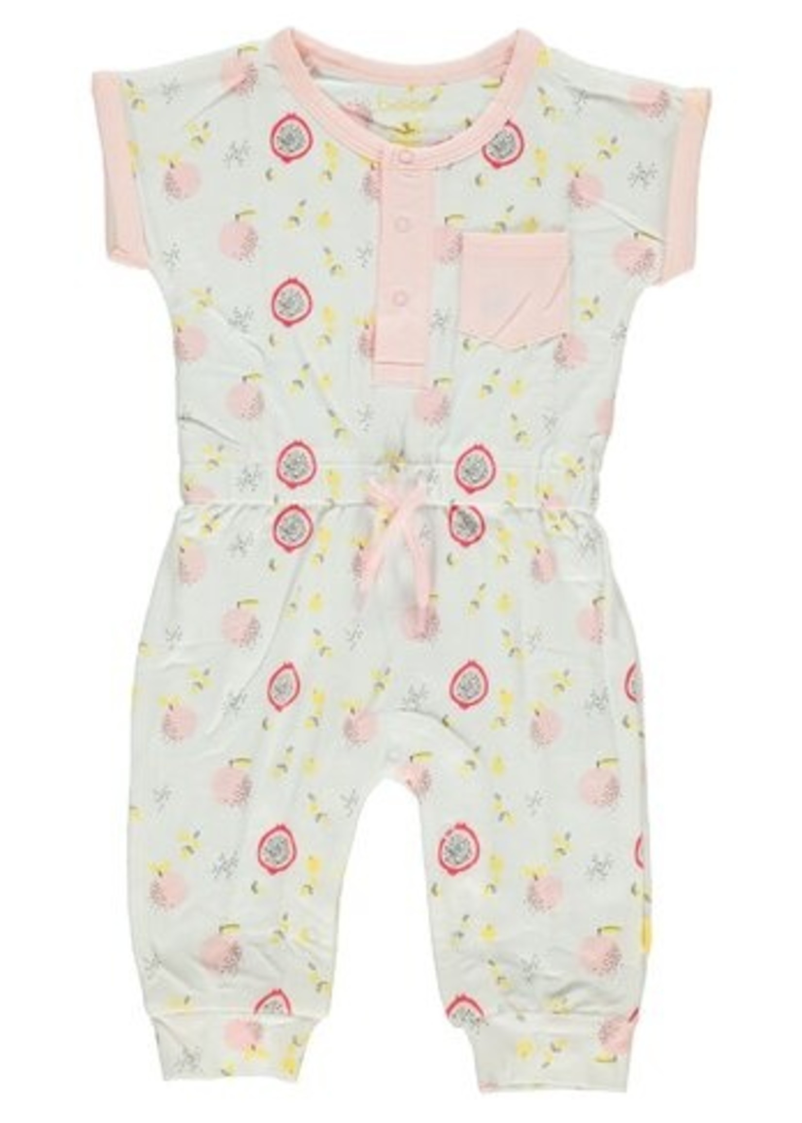 B.E.S.S. Playsuit sh.sl. AOP Fruit, Dessin