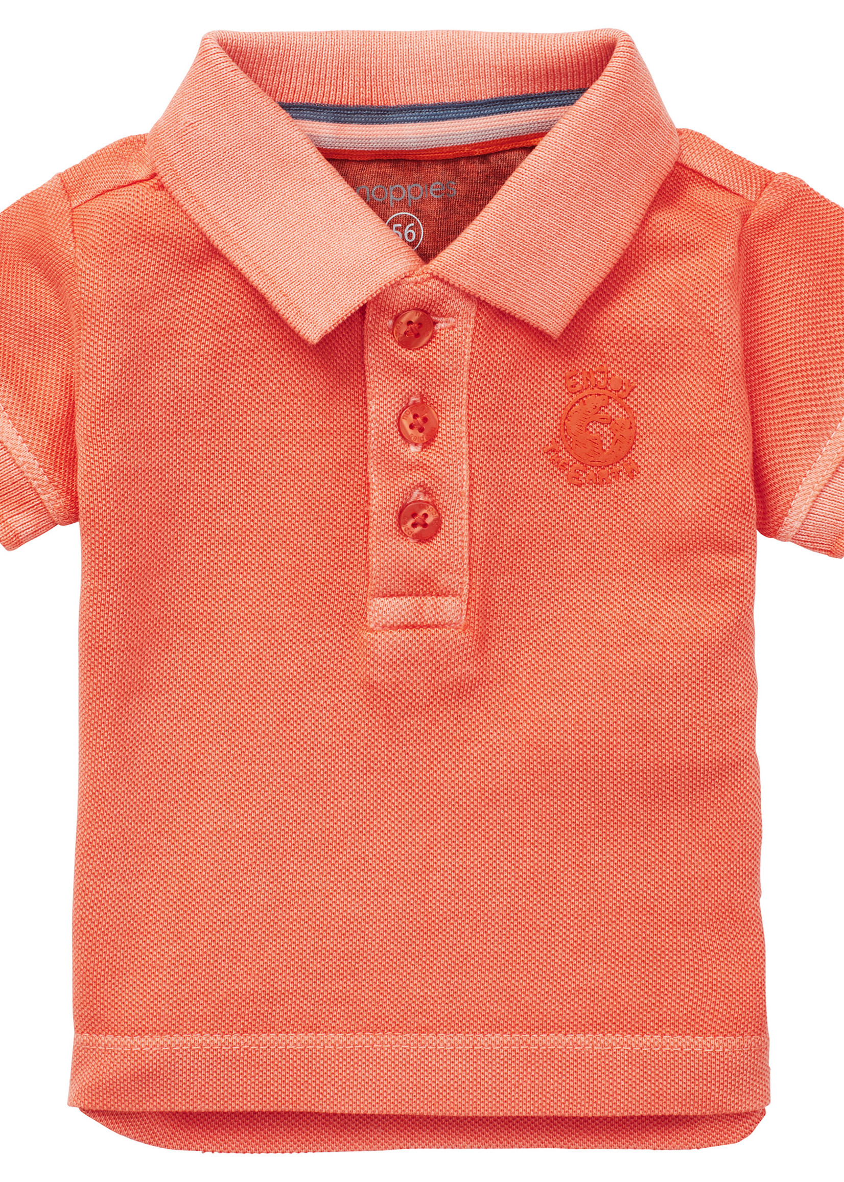 Noppies B Polo SS Tarleton, Vermillion Orange