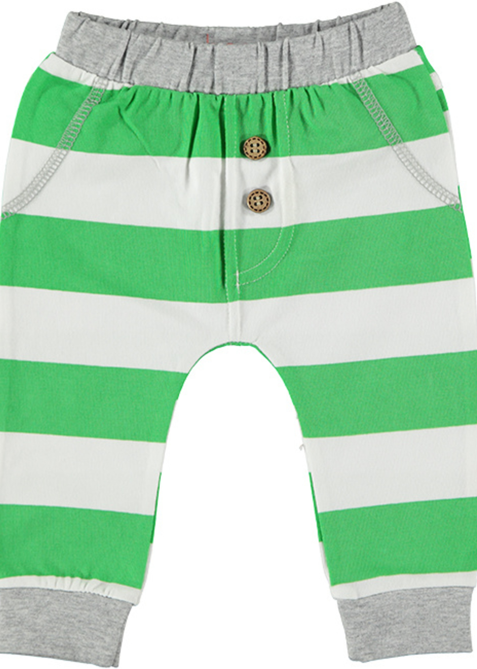 B.E.S.S. Pants Striped, Green