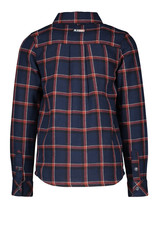 B-Nosy Boys big check woven shirt with patched pocket, clever check