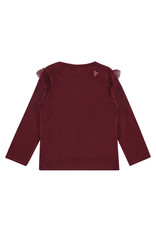 Babyface girls t-shirt long sleeve, red velvet, BBE21608690