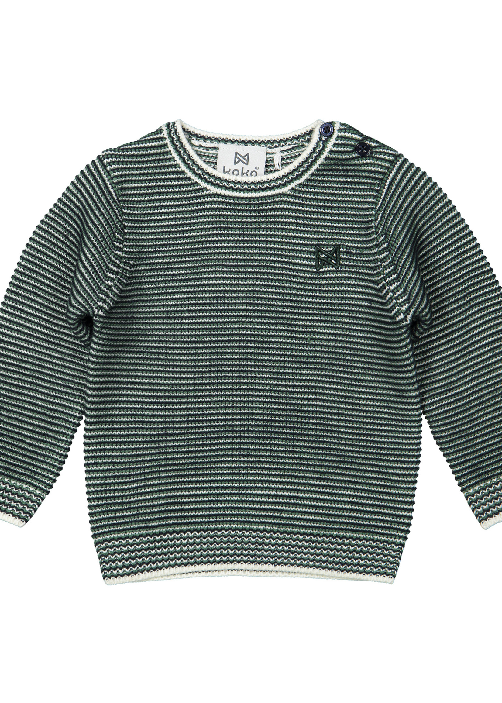 Koko Noko Boys Sweater ls, Green, F40801-37