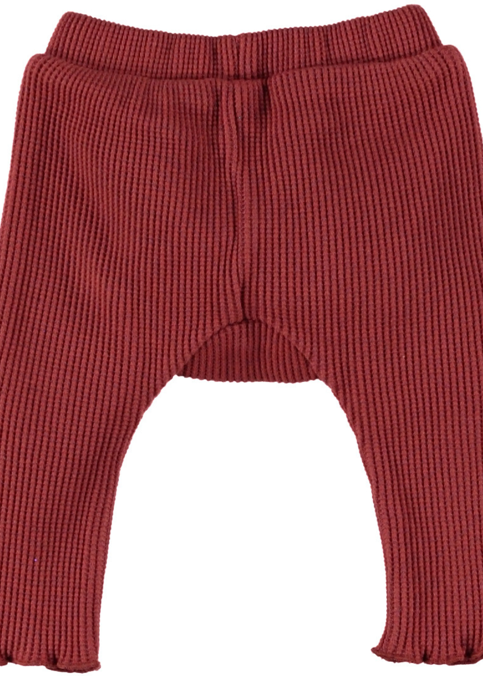 B.E.S.S. Legging Waffle, Burgundy, W21