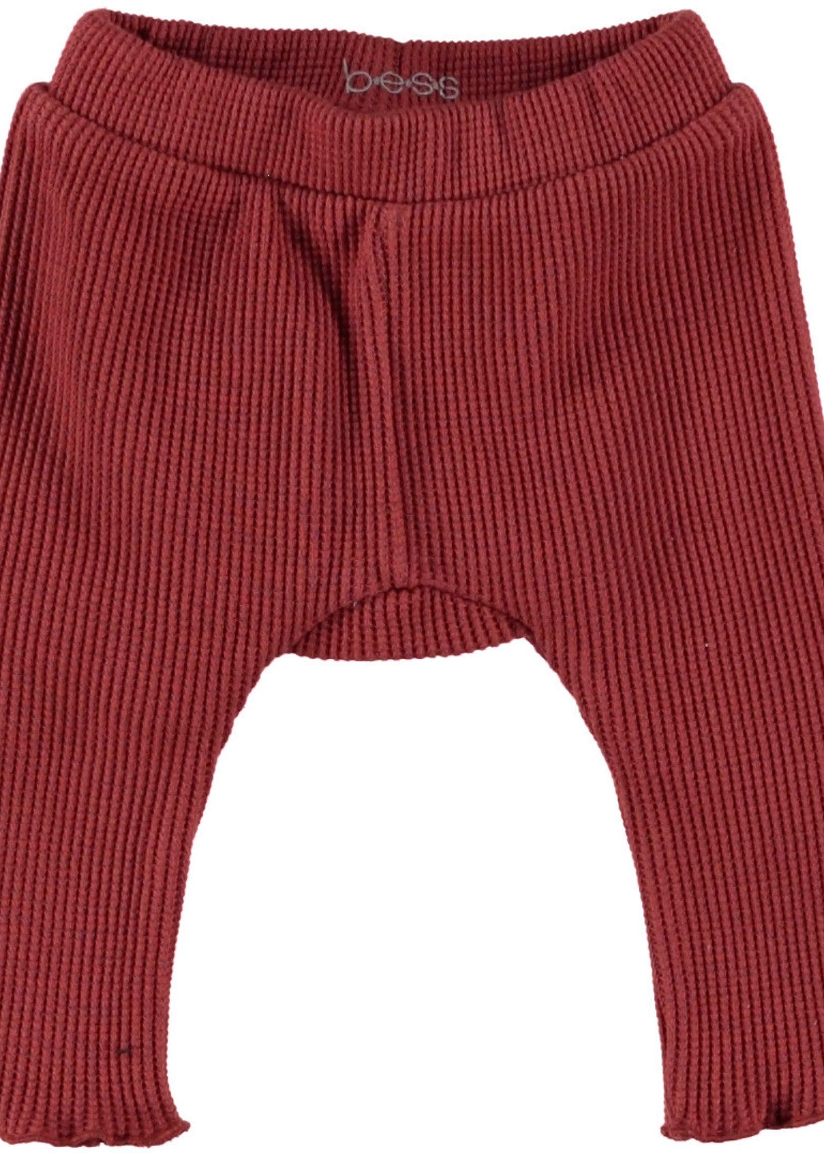 B.E.S.S. Legging Waffle, Burgundy, W21