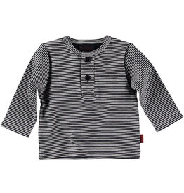 B.E.S.S. Shirt l.sl. Striped, Blue, W21
