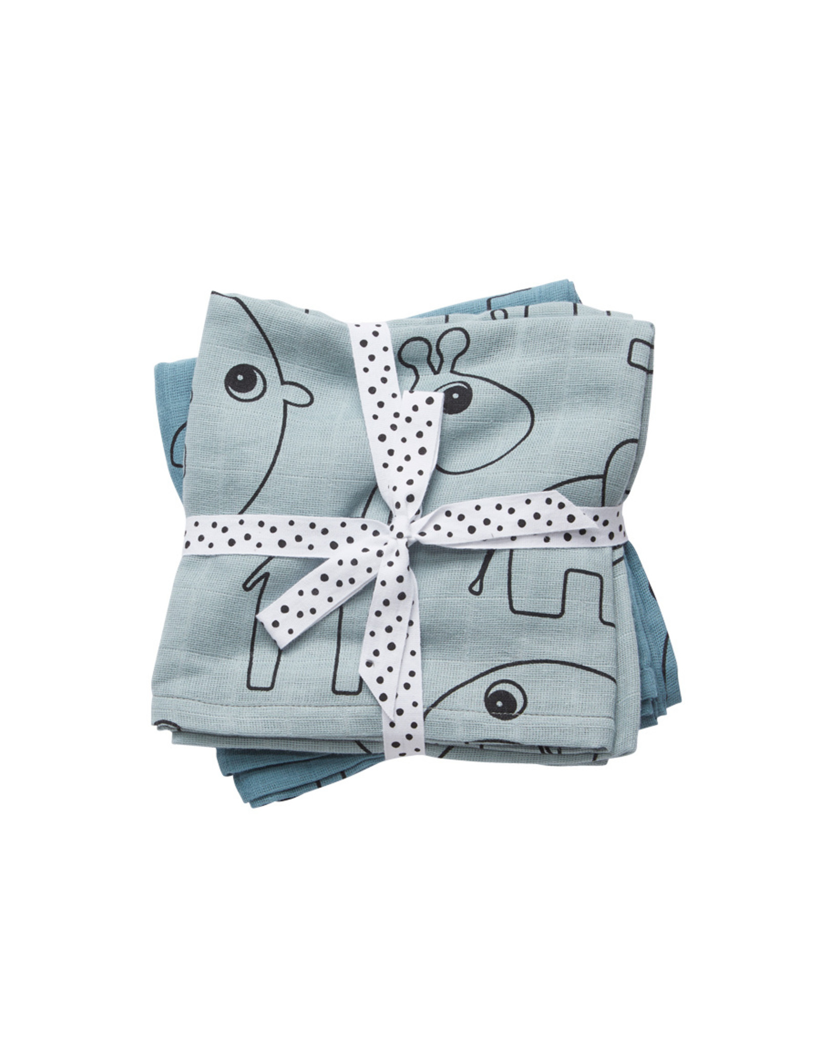 Done by Deer Swaddle, 2 pack, Contour, blue