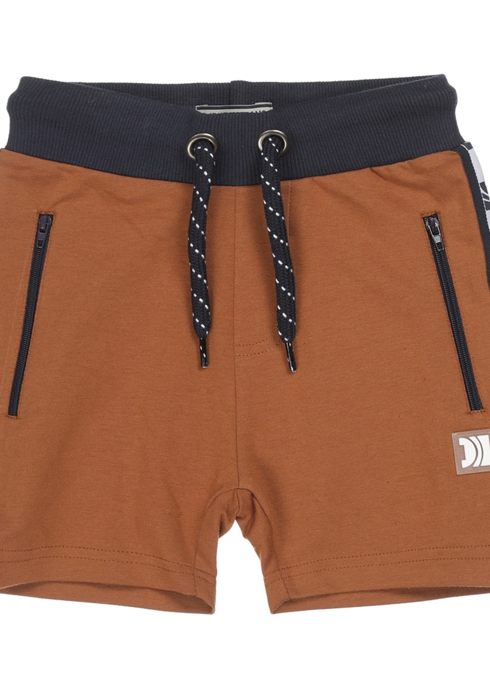 Dutch Jeans Jogging shorts. Caramel brown. V42106-45