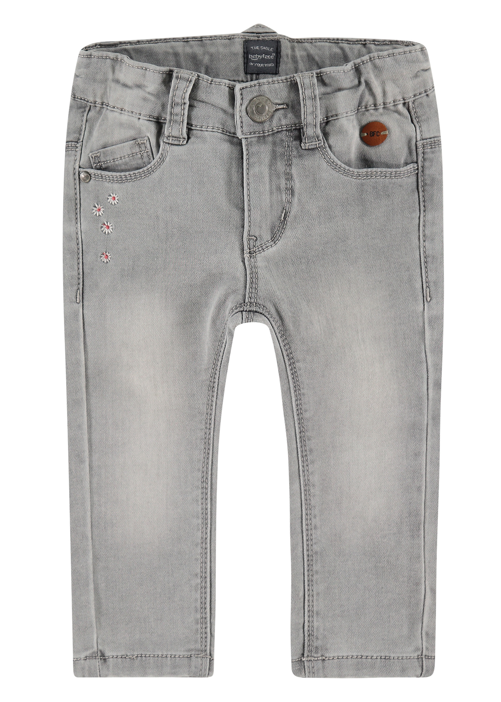 Babyface girls jogg denim jeans, light grey denim, BBE22208220