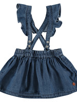 Babyface girls skirt, mid blue denim, BBE22108800