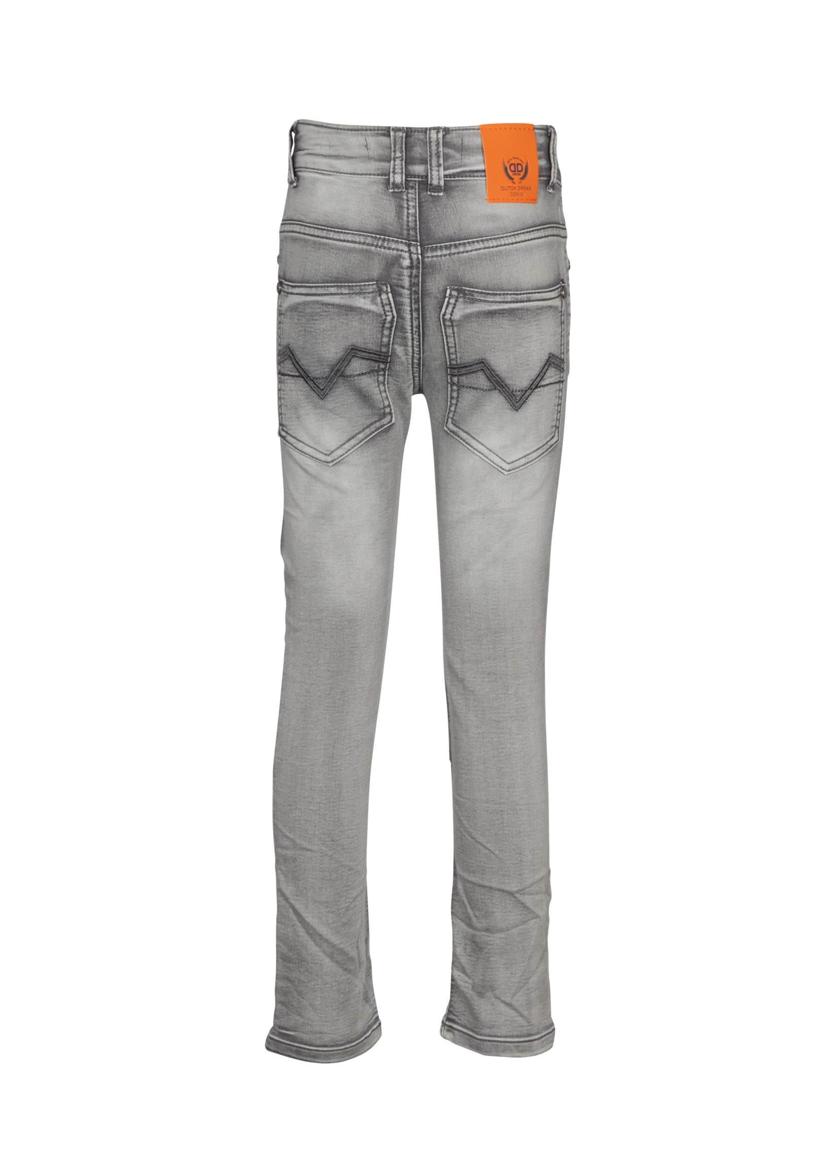 Dutch dream denim THAMANI extra slim fit. Boys extra slim fit knitted denim grey jeans