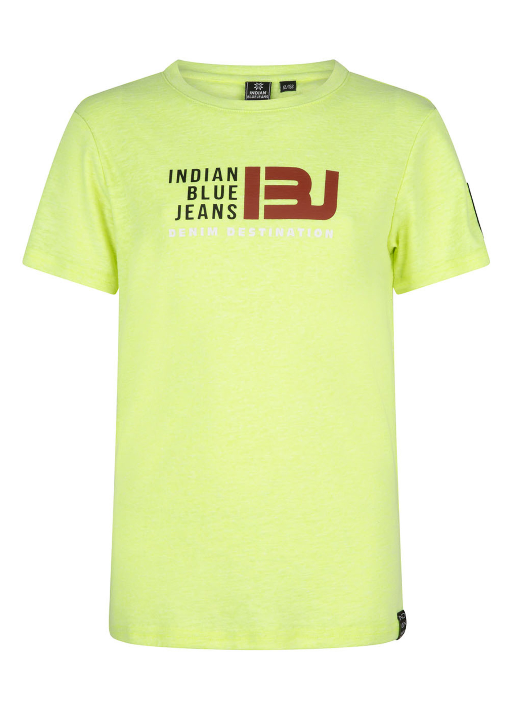 Indian Blue Jeans T-SHIRT SS IBJ, Bright Lime