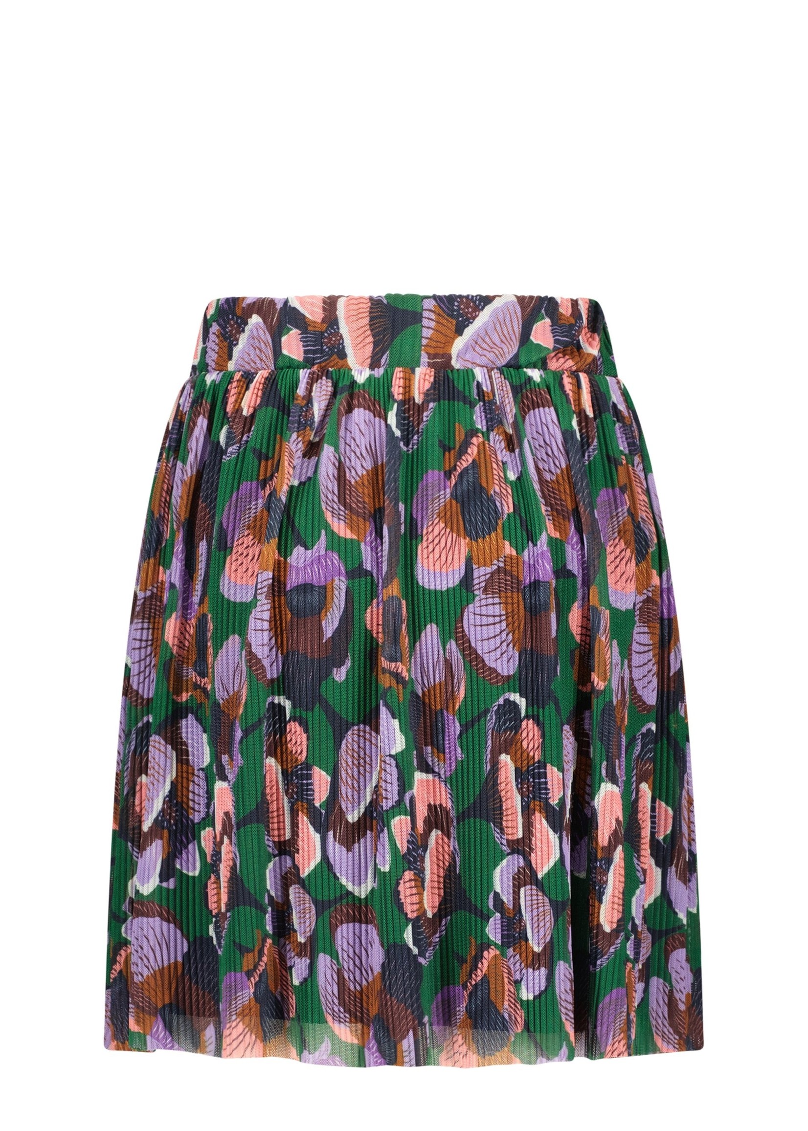 B-Nosy Girls aop plissé mesh skirt, Poppyfield