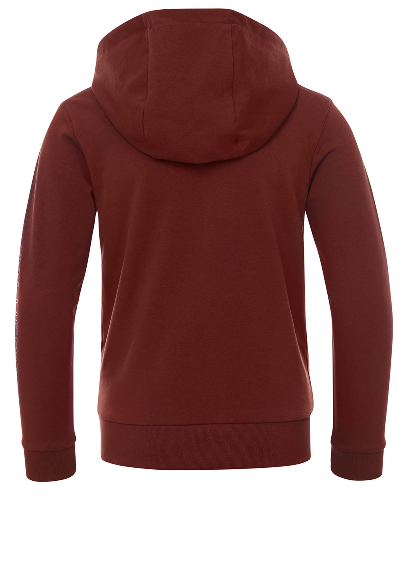 Common Heroes Common Heroes Hooded cardigan, Dark rust