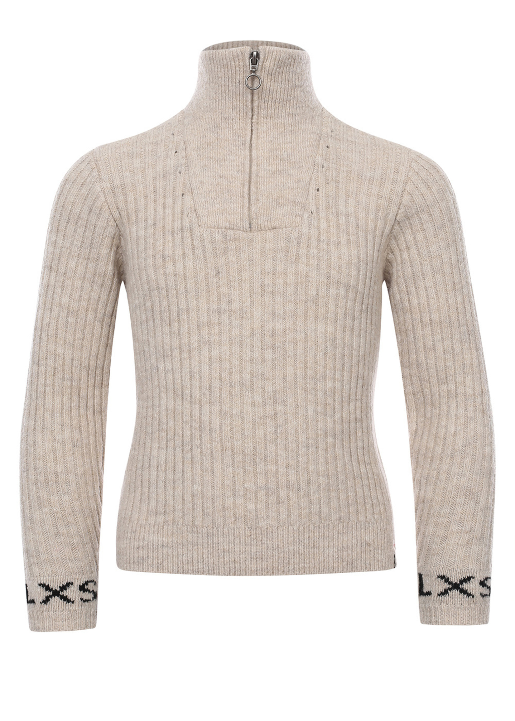 LOOXS 10sixteen 10Sixteen knitted rib pullover, Cement
