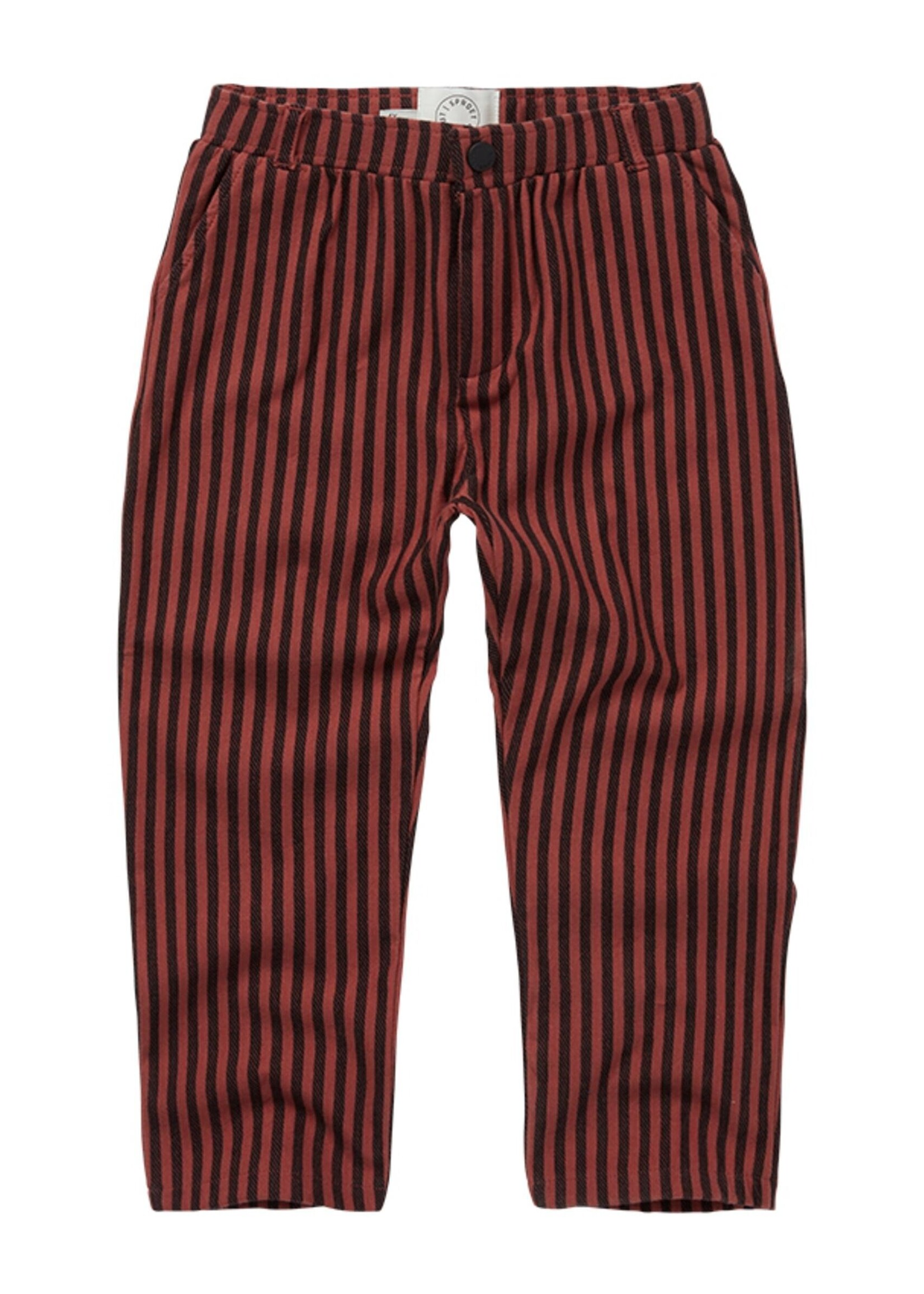 Sproet & Sprout Stripe chino, Barn red