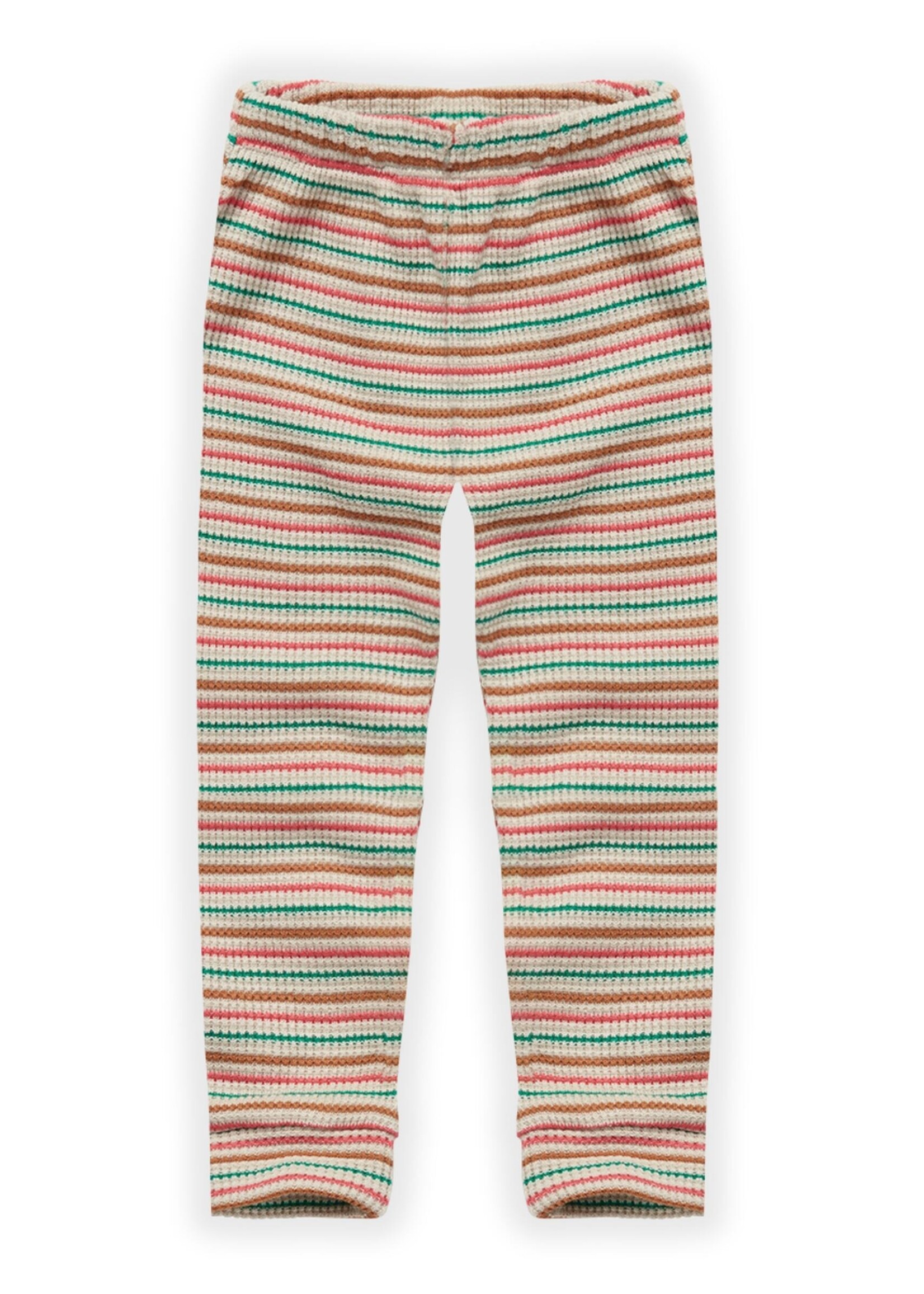 Sproet & Sprout Legging waffle stripe, Ivory