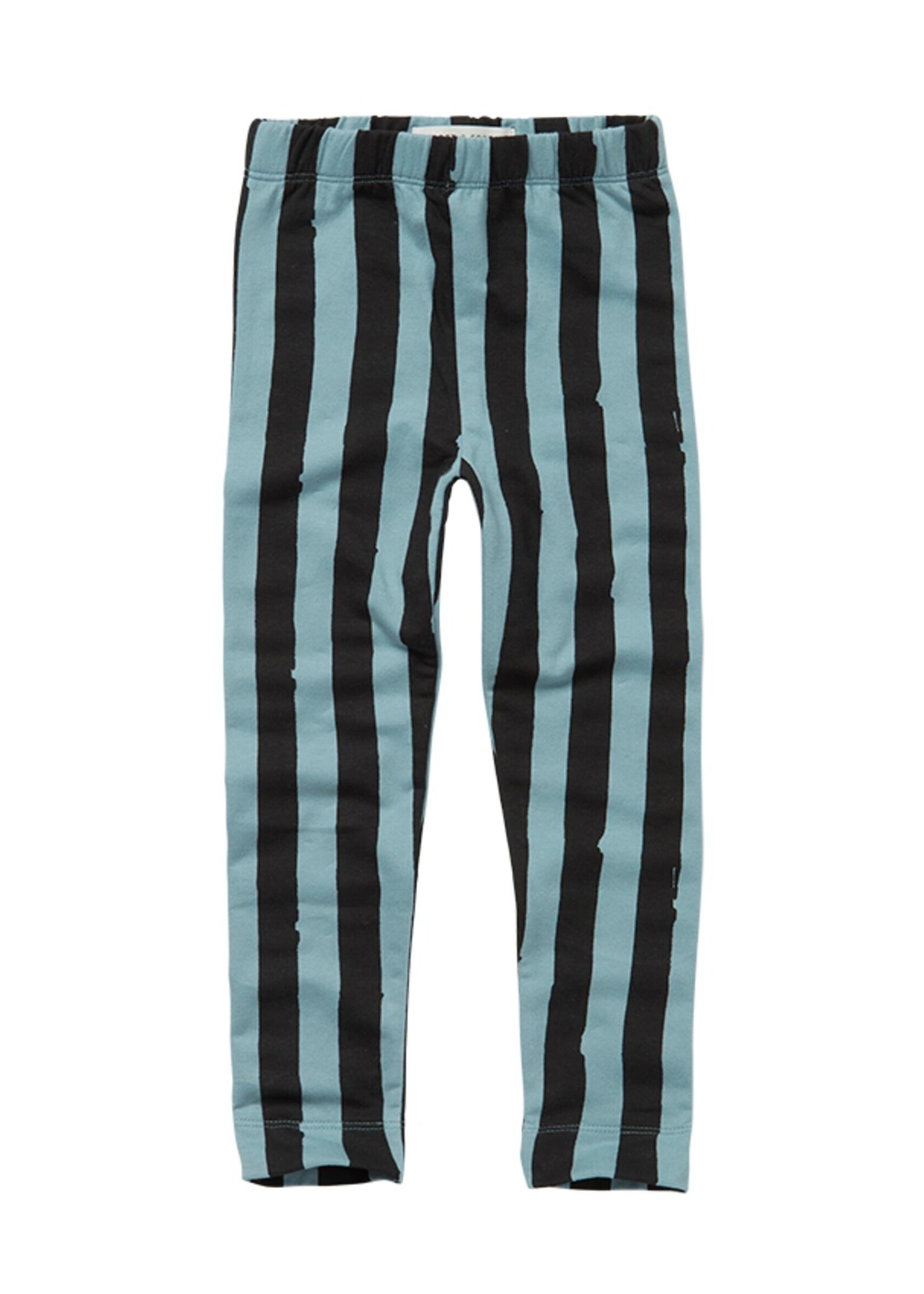 Sproet & Sprout Legging Painted stripe print, Ice blue